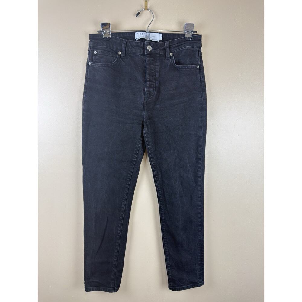 IRO Paris Experience Jeans Black Vintage Women’s 30 High Rise Slim Leg Denim
